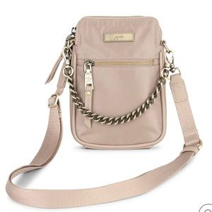 Jujube Eco Compact Crossbody in Truffle